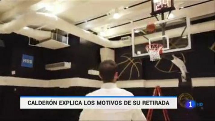 Telediario 1 - Así es la nueva vida de José Manuel Calderón