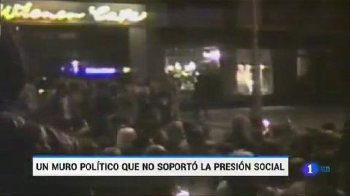 Telediario 1 - El Muro de Berlín empezó a resquebrajarse mucho antes