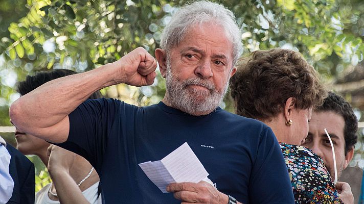 Telediario 1 - Un juez de Brasil ordena la puesta en libertad de Lula