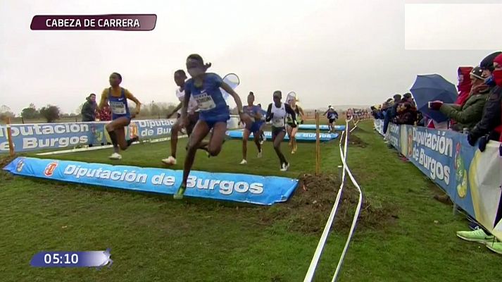 Carrera absoluta femenina, desde Atapuerca (Burgos)