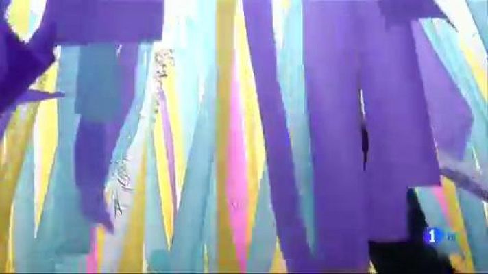 Telediario 1 - Berlín celebra el aniversario de la caída del muro de la vergüenza