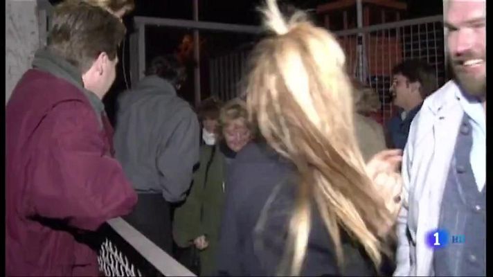 Telediario 1 - Consecuencias de la caída del muro