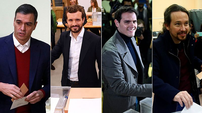 Los candidatos de los principales partidos llaman a una participación masiva