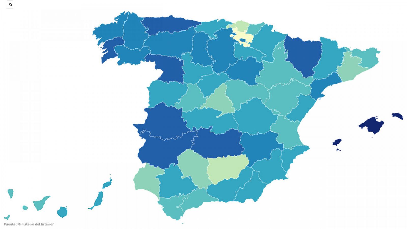 Elecciones generales: La participación a las 14:00 horas es del 37,93%, 3,6 puntos menos que en los comicios de abril - RTVE.es