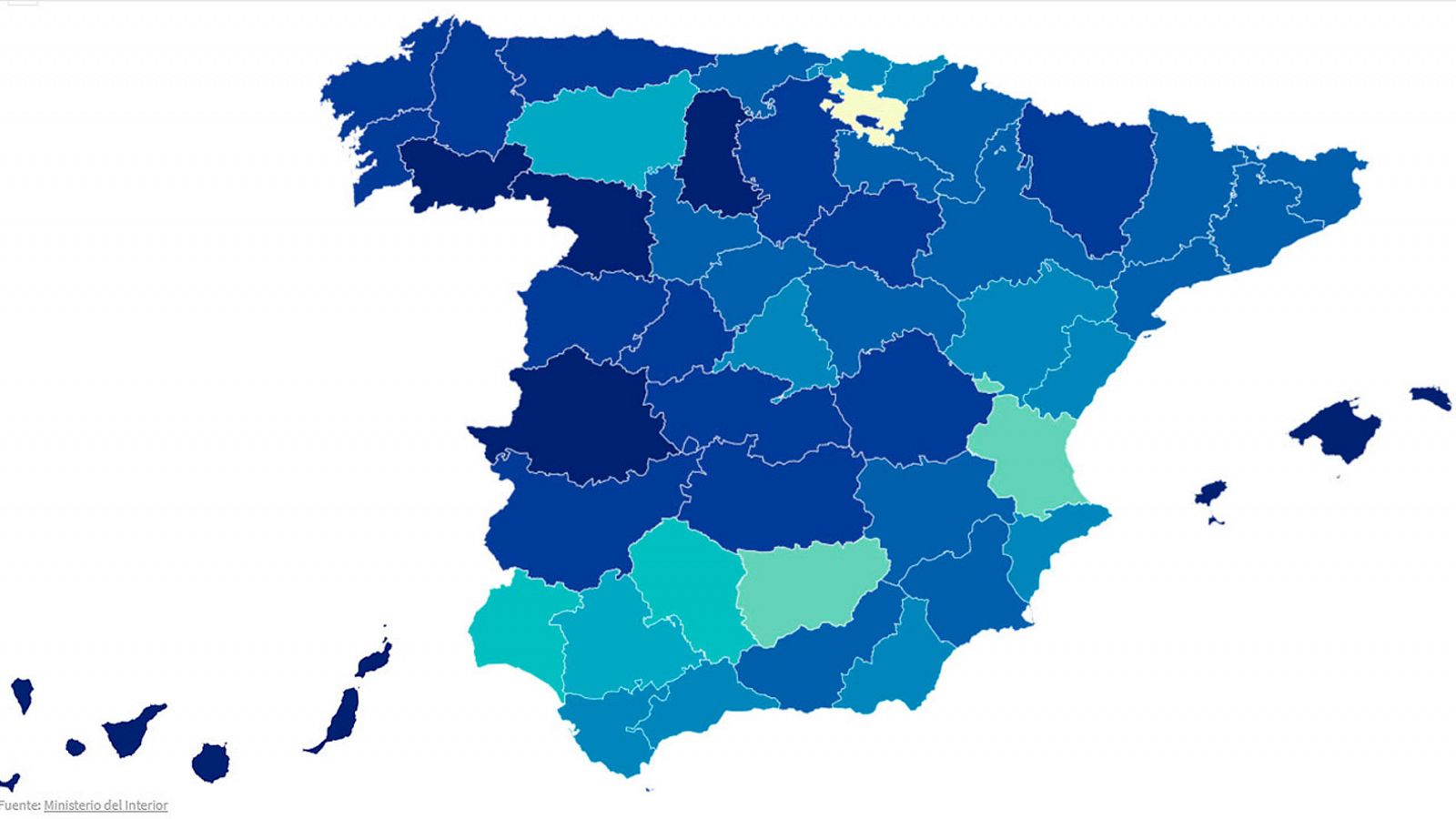 Elecciones 2019 | La participación a las 18.00 horas es casi cuatro puntos inferior respecto a las pasadas elecciones