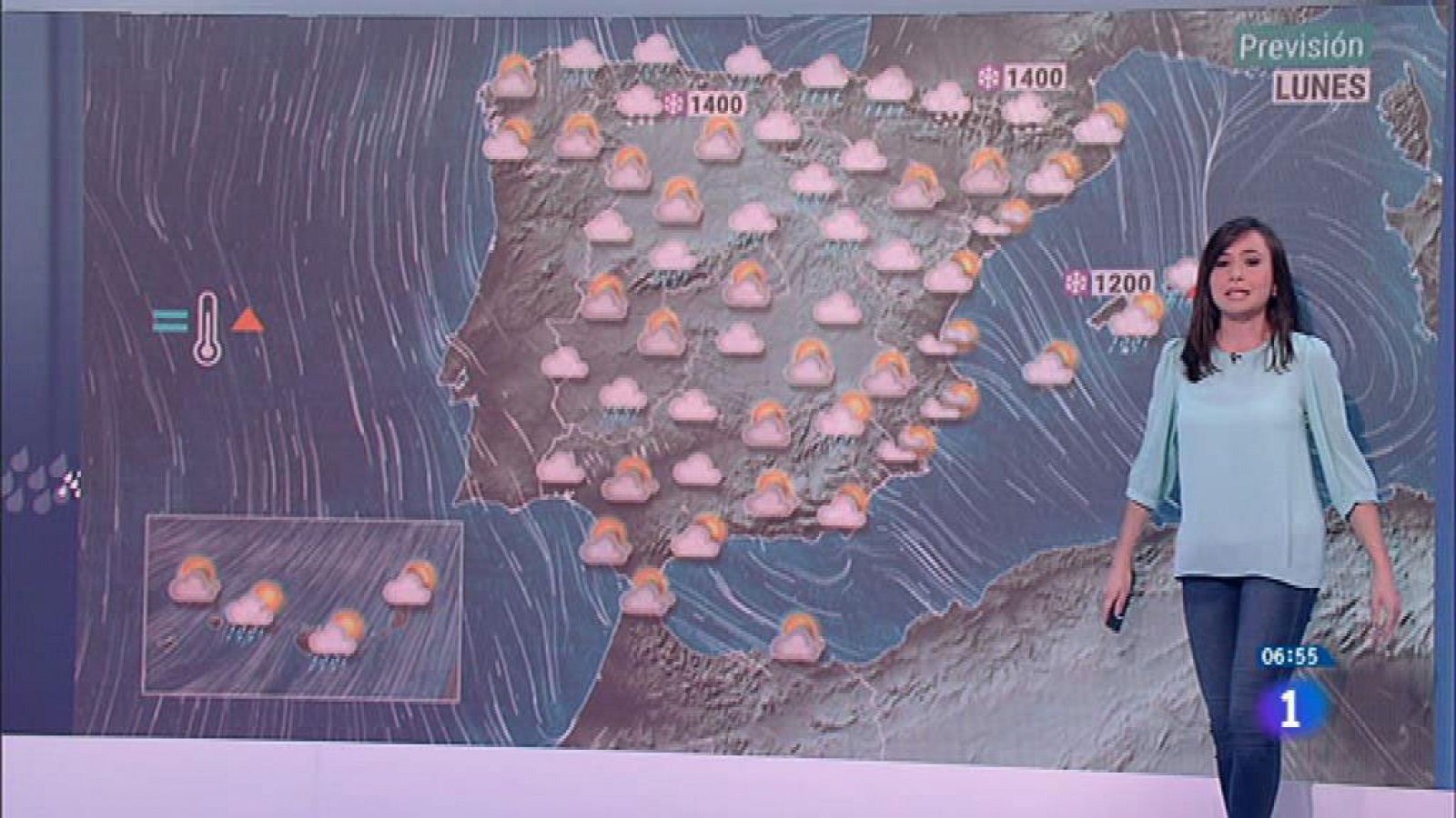 El Tiempo: La semana arranca con vientos fuertes en casi toda la Península - RTVE.es