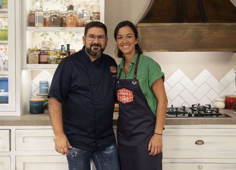 La tenista profesional Silvia Soler, visita "Hacer de comer"