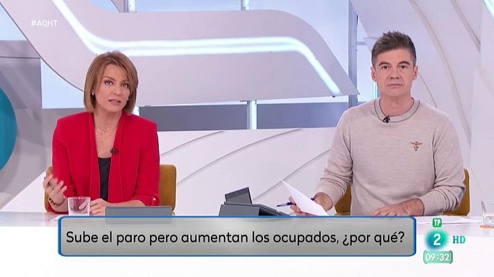 Aquí hay trabajo - Sube el paro y aumentan los ocupados ¿por qué?