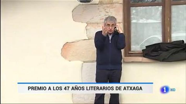 Telediario 1 - Bernardo Atxaga, Premio Nacional de las Letras 2019