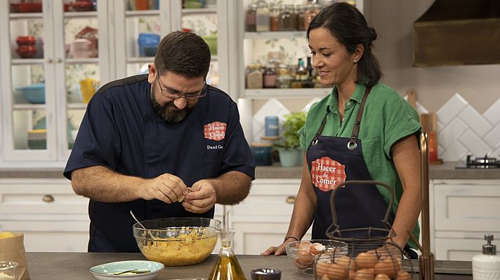 Hacer de comer - Tortilla de patatas chips y carrillera de ternera