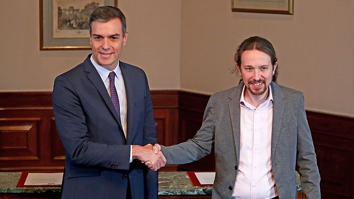 Informativo 24h - Sánchez e Iglesias cierran un preacuerdo para un "Gobierno progresista de coalición"