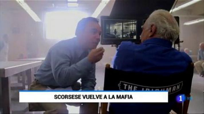 Telediario 1 - Scorsese vuelve a a la mafia con 'El irlandés'