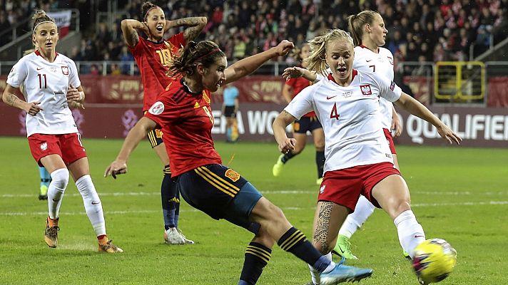 Fútbol - Clasificación Eurocopa femenina 2021 3ª j.: Polonia - España