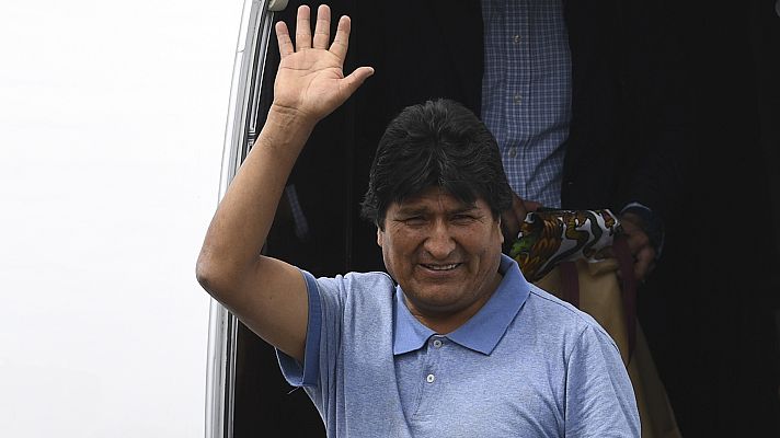 Telediario 1 - Bolivia debate el vacío de poder tras la salida de Morales