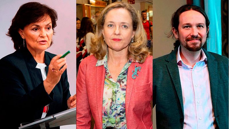 Podemos tendría tres ministerios en un gobierno con tres vicepresidentes: Calvo, Calviño e Iglesias 