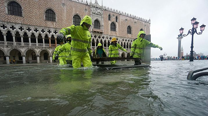 Inundaciones "apocalípticas" en Venecia