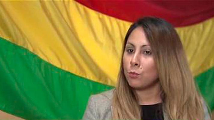 Telediario 1 - Preocupación entre los bolivianos que viven en España por la crisis política que atraviesa su país