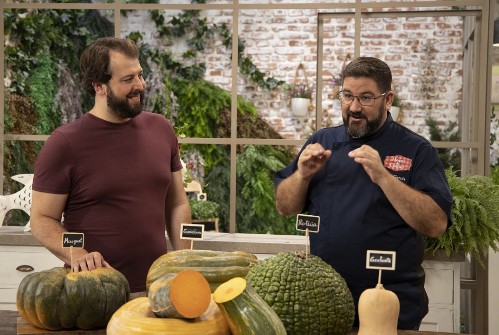 Roberto Cabrera, experto en calabazas, en "Hacer de comer"