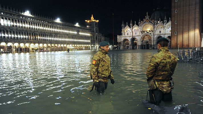 Estado de emergencia en Venecia por las inundaciones