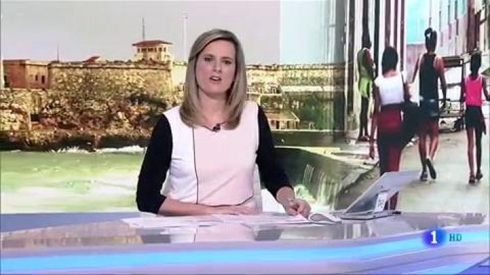 Telediario 1 - Los reyes finalizan su viaje de Estado a Cuba