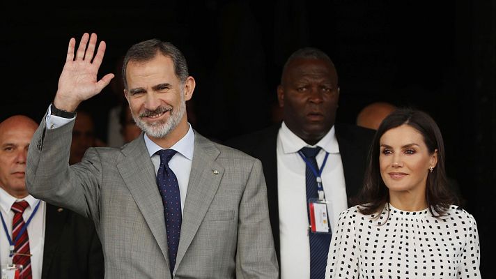Telediario 1 - Los reyes finalizan su viaje de Estado a Cuba