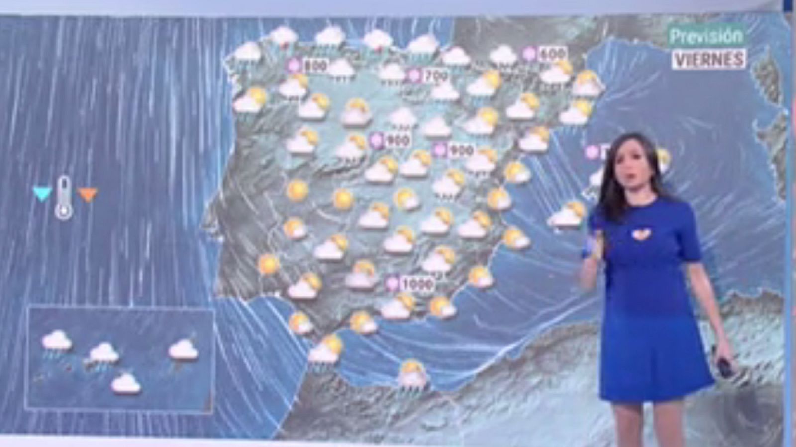 El tiempo: Nevadas intensas en el norte y lluvias fuertes en el área cantábrica | RTVE Play