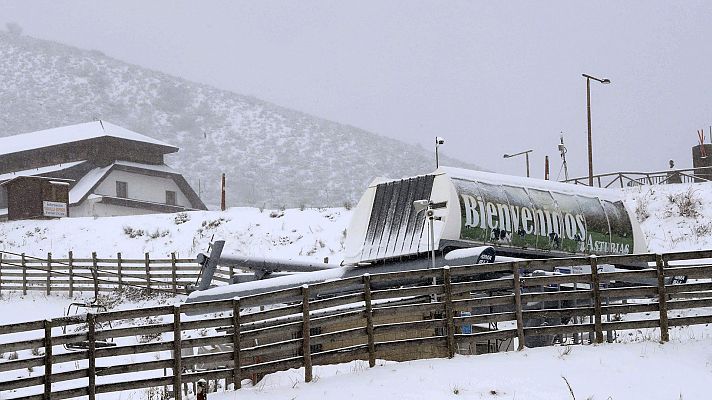 El tiempo - Nevadas en el norte peninsular, especialmente en la cordillera Cantábrica