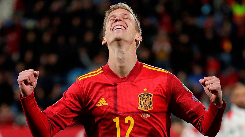 Dani Olmo, debutante con la selección española de fútbol contra Malta, ha dicho que está muy "feliz" por poder estar con la selección y ha dicho que en el partido ha intentado "disfrutar al máximo".