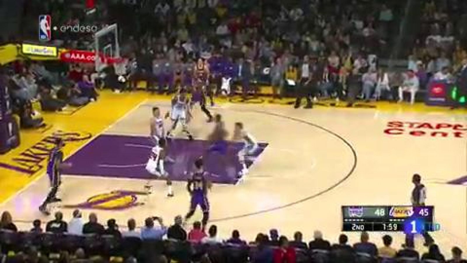 NBA | LeBron James lleva a los Lakers a lo más alto - RTVE.ES