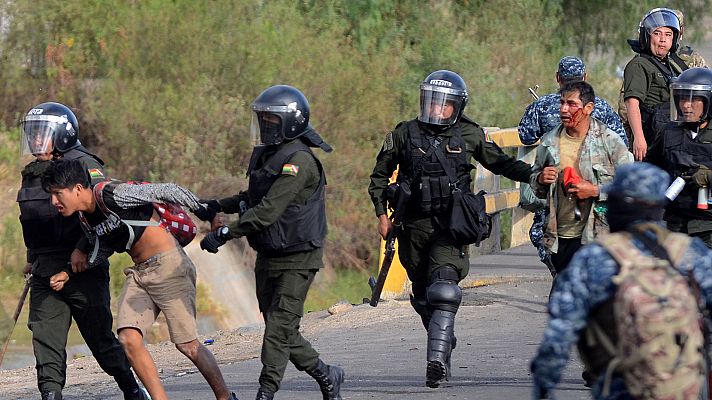 Aumenta la tensión en Bolivia con nuevos enfrentamientos entre policías y manifestantes