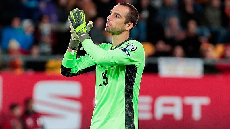 Pau López: "Guardaré la camiseta como un tesoro"