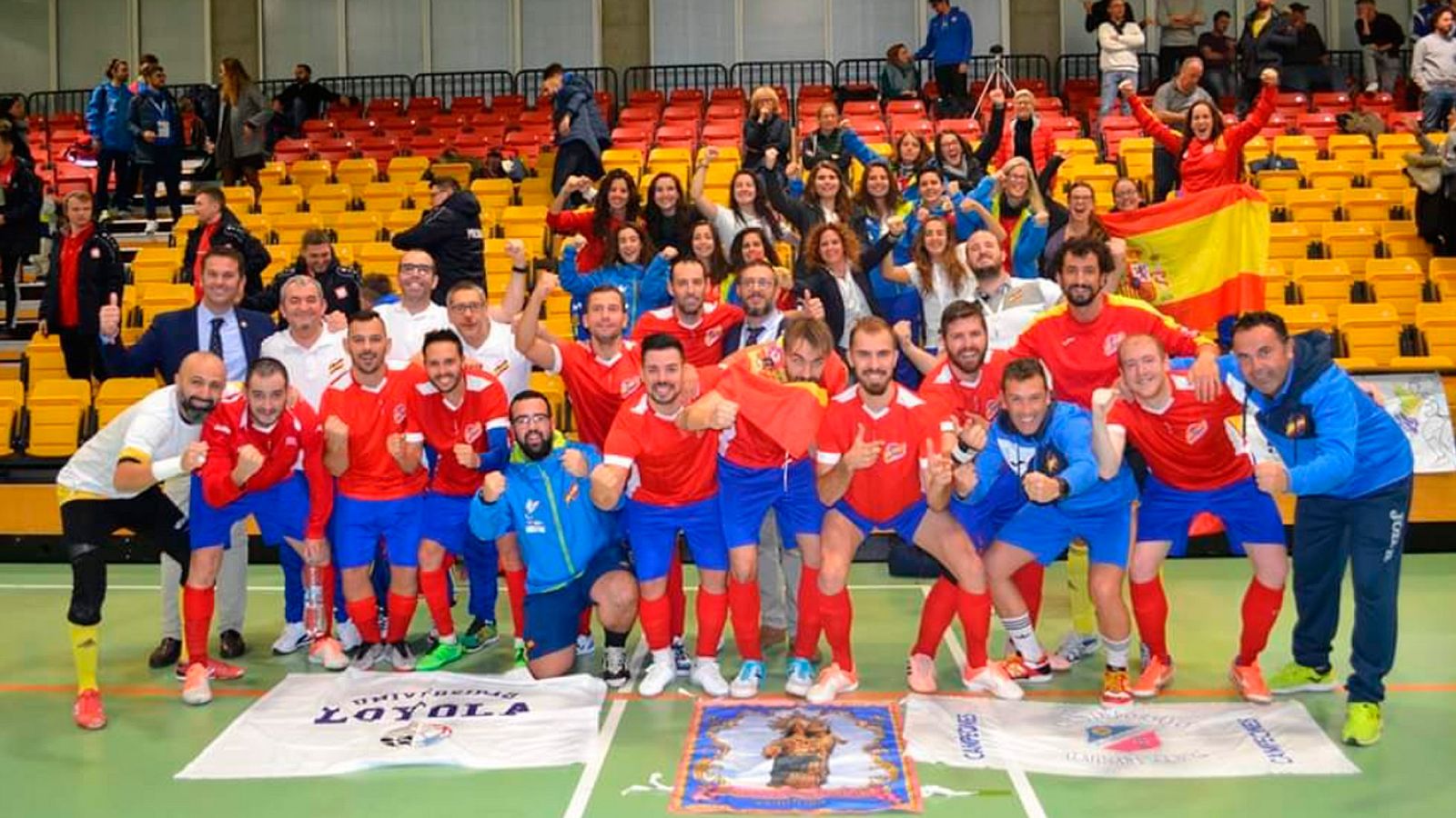 La selección española de fútbol sala para sordos ha conquistado su primer Mundial en Suiza en la final que disputó ante la anfitriona.