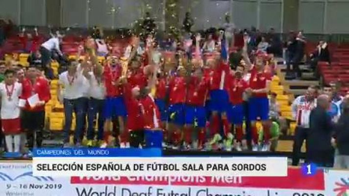 España gana el Mundial de fútbol sala para sordos