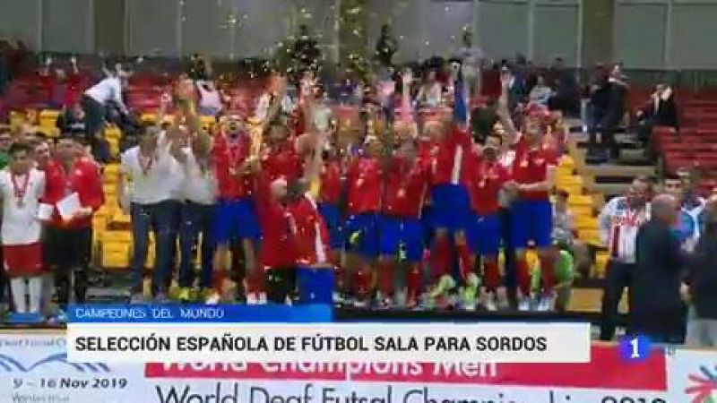 La selección española de fútbol sala para sordos ha conquistado su primer Mundial en Suiza en la final que disputó ante la anfitriona.