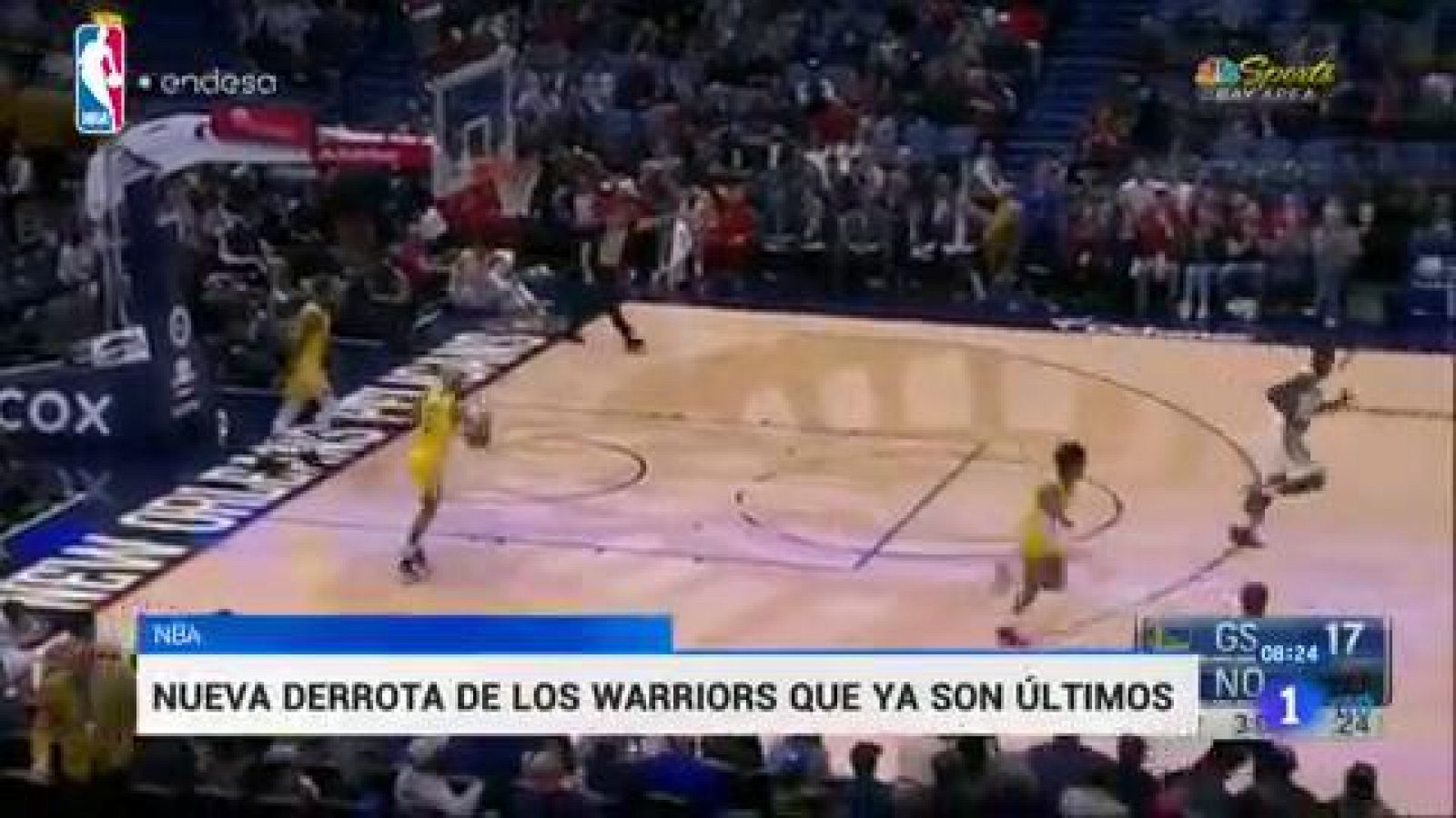 NBA | Los Warriors, colistas; bien Juancho - RTVE.es