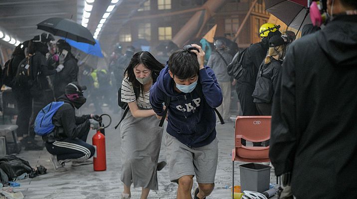 Tensión en la Universidad de Hong Kong