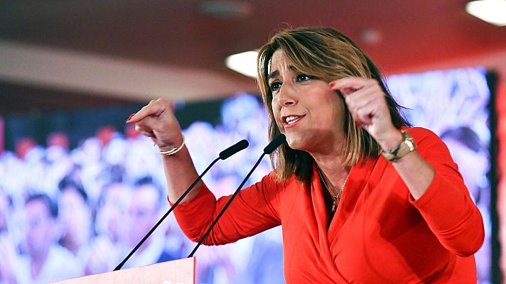 Telediario 1 - La Junta de Andalucía culpa a Susana Díaz de las dificultades para recuperar el dinero defraudado en los ERE