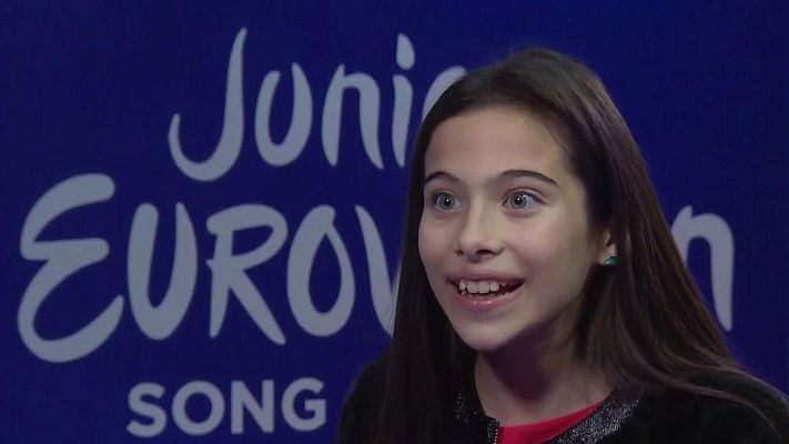 Eurovisión Junior - Melani: "Parece que estoy hablando en nombre del mar"