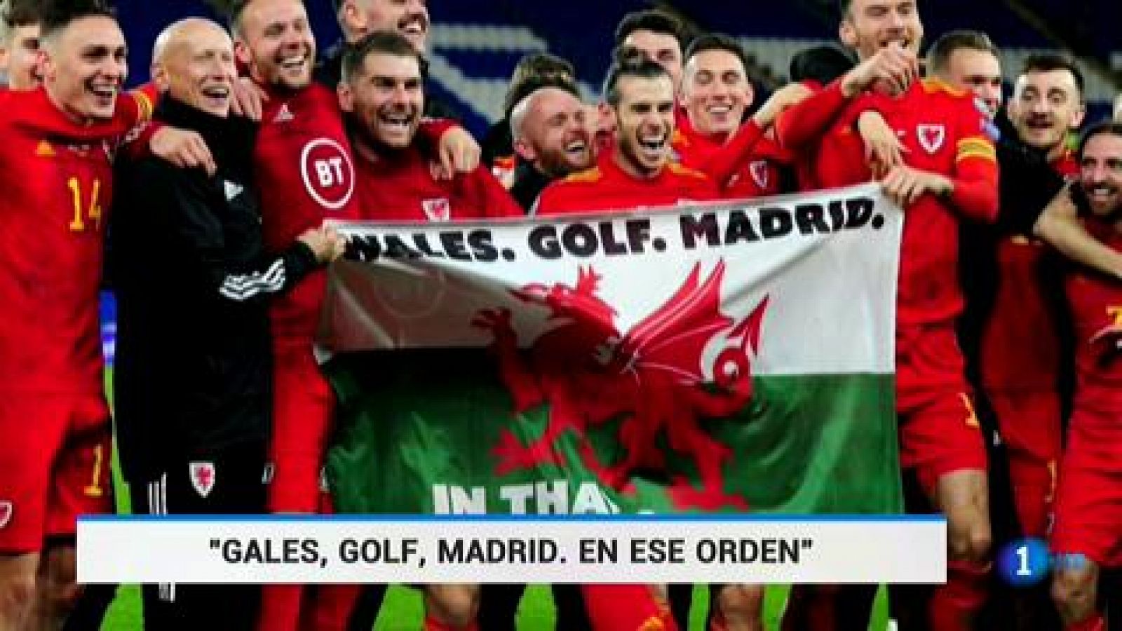 Bale resta importancia a la bandera de "Gales, golf, Madrid" - RTVE.es
