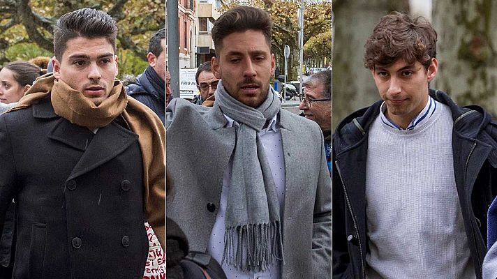 Telediario 1 - Los tres exjugadores de la Arandina niegan relaciones sexuales con una menor