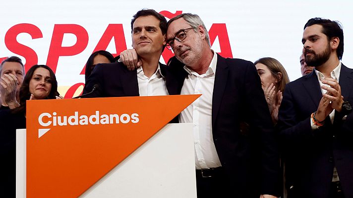 Telediario 1 - Villegas y De Páramo, dos dirigentes de confianza de Rivera, dejan Ciudadanos