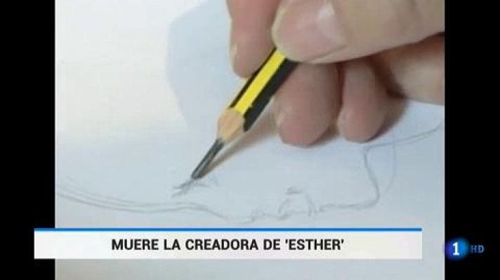 Telediario 1 - Muere Purita Campos, la dibujante de la legendaria 'Esther y su mundo'