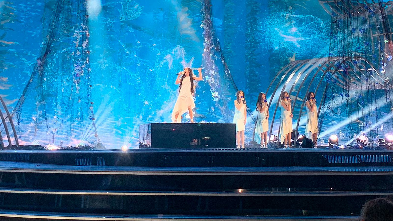 Eurovisión Junior 2019 - Primer pase del segundo ensayo de Melani en el Gliwice Arena