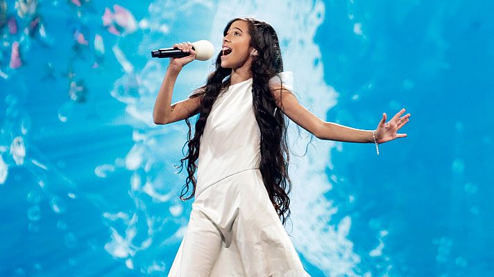 Eurovisión Junior - Completo segundo ensayo de Melani en el Gliwice Arena