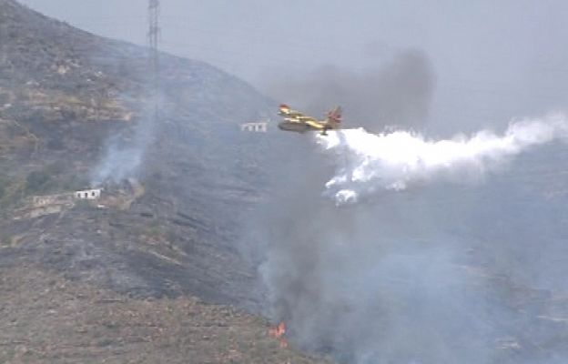 Incendio en Sierra Cabrera