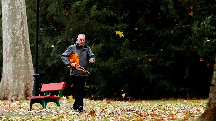 El tiempo - Viento muy fuerte y lluvias en el norte y el este de la península