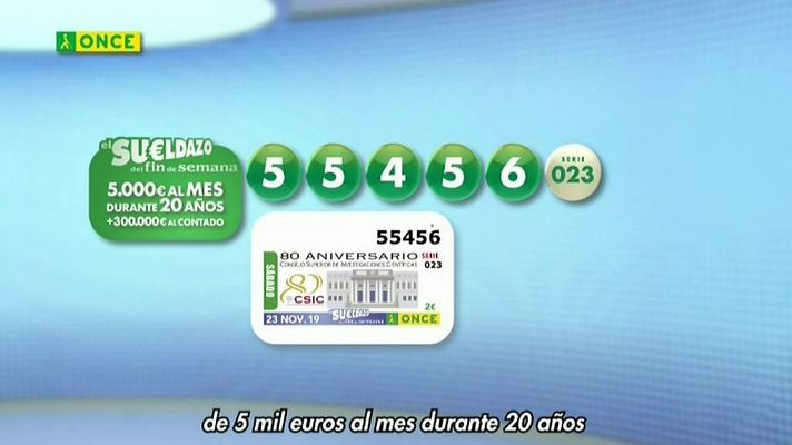 Sorteos ONCE - Sorteo ONCE - 23/11/19