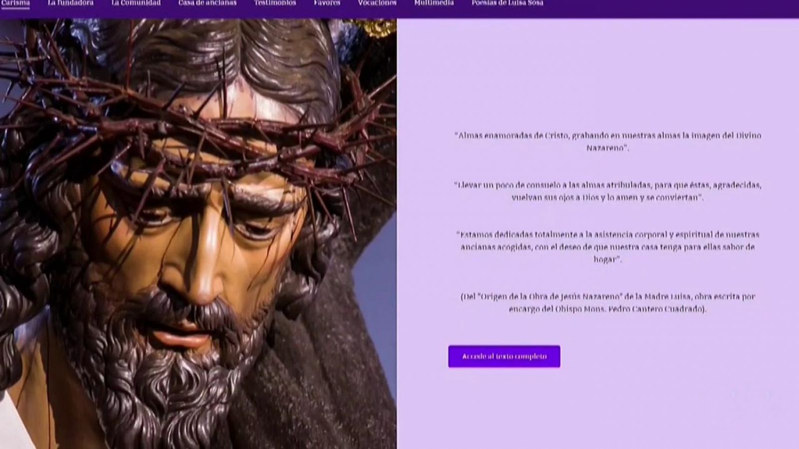 Testimonio - Sirviendo a todos en Jesús Nazareno - RTVE.es