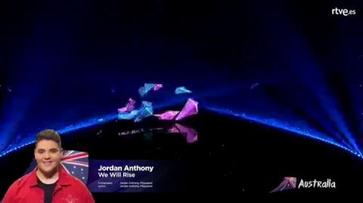 Eurovisión Junior - Jordan Anthony de Australia canta 'We will rise'