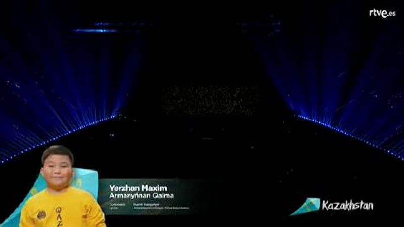 Eurovisin Junior 2019 - Yerzhan Maksim de Kazajistn canta "Armanynnan Qalma"